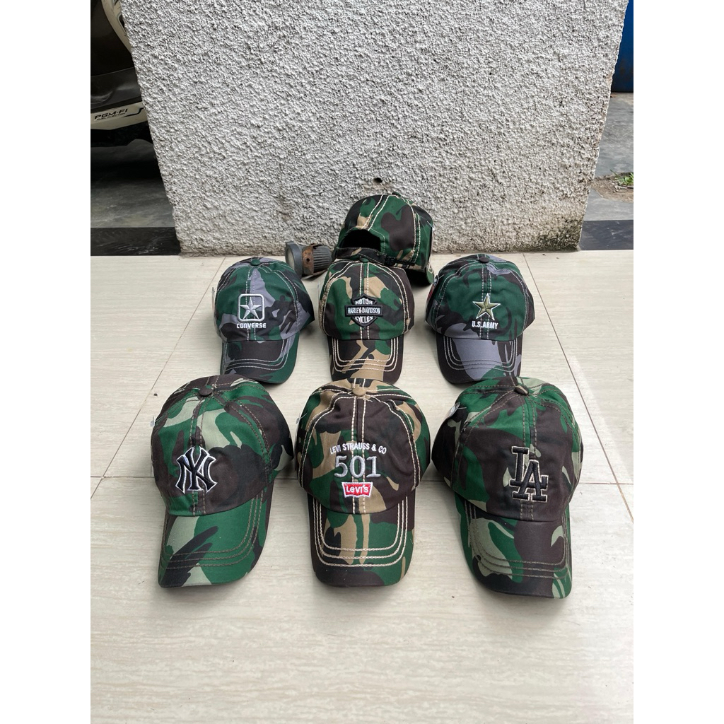Topi anak loreng baseball us army tentara tni