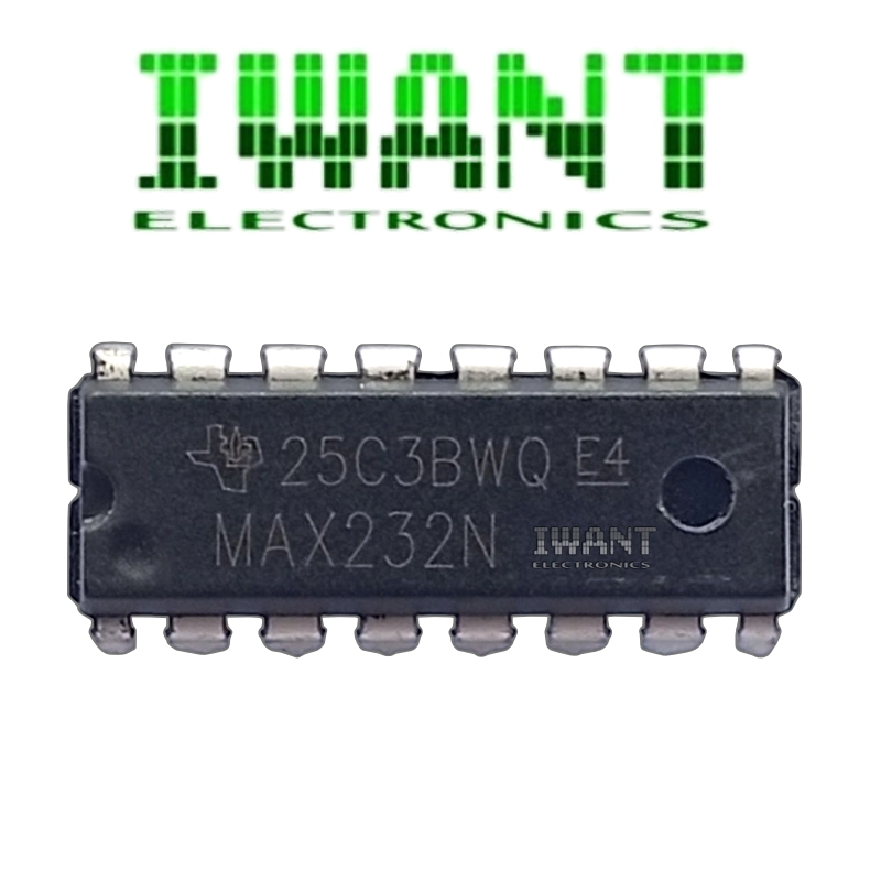 IC MAX232N TI MAX232 MAX232N TI  GRADE B IC MAX232 IC MAX 232 MAX232N DIP-16PIN GRADE B