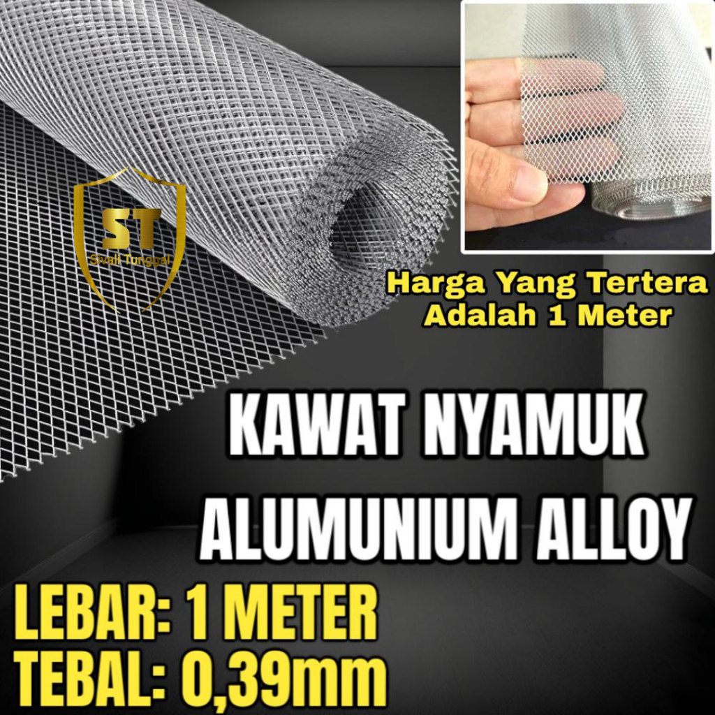 RAM KAWAT NYAMUK/ JARING KAWAT PARABOLA ALUMUNIUM TINGGI 1 METER