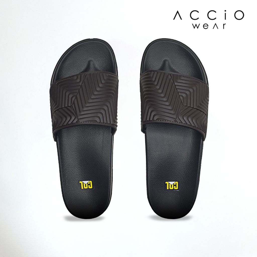 Sandal Selop Karet Pria Murah Barnett Colorado Jordan - Dark Brown