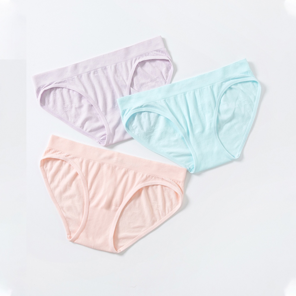 Young Curves Panty Pack Seamless Jacquard Mini C04-100702MIX