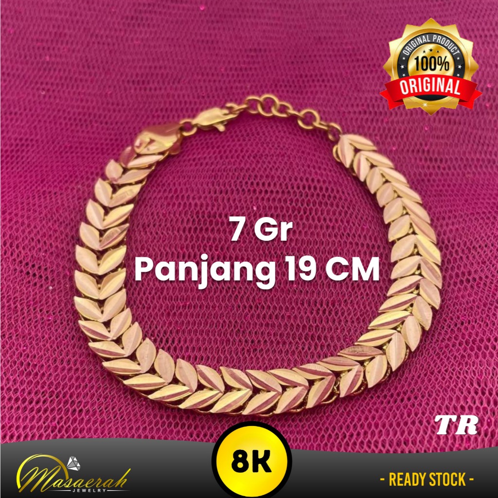Gelang Daun Emas 8K 7 Gram 2307