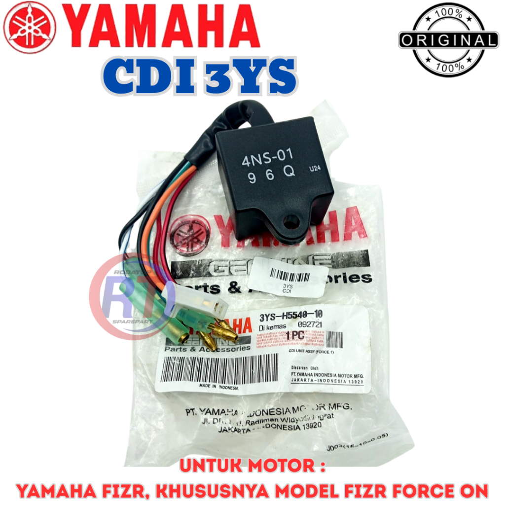 ORIGINAL CDI YAMAHA KODE 3YS KUALITAS ASLI 100% GARANSI UNTUK MOTOR F1ZR FORCE 1 F1 FIZ KUALITAS ORI