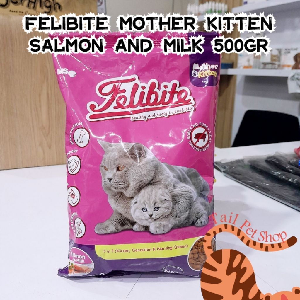 Felibite Makanan Kucing Kering Mother Kitten & Adult 500Gr / Felibite Mother Kitten 500Gr / Felibite