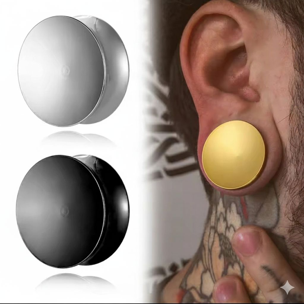 stainless steel ear gauges tunnels expander piercing women body jewelry plugs