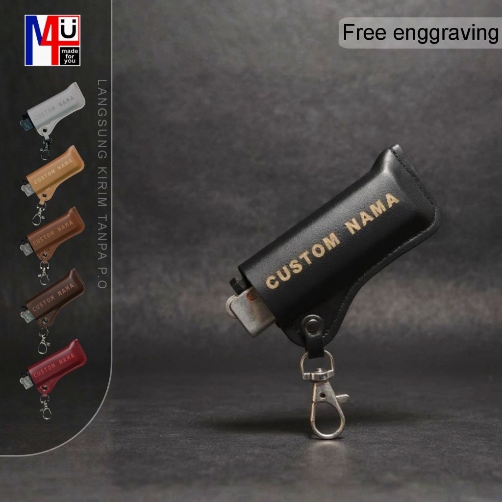 (ME) Sarung Korek SRX sarung korek custom / sarung korek kulit sintetis / lighter case
