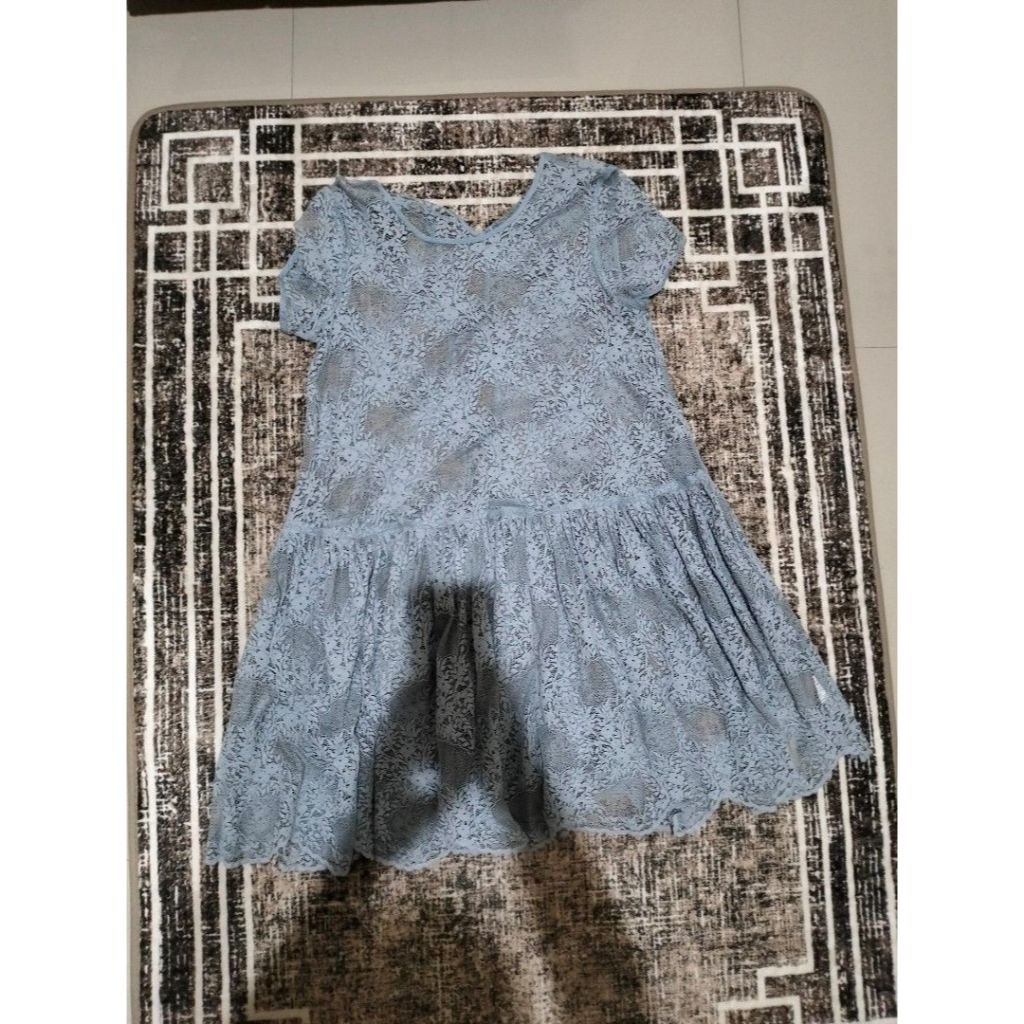 Light Blue Lace Dress