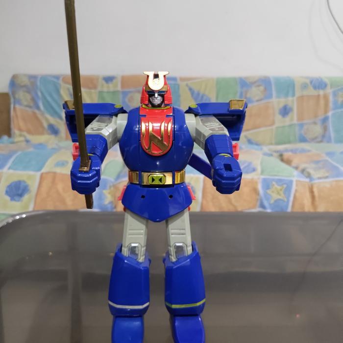 Power rangers megazord dz ninjor/ninjaman,ori power ranger bandai