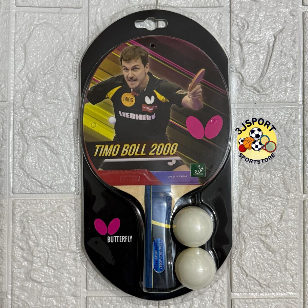 Bat Pingpong Bet Pingpong Butterfly TIMO BOLL 2000 ORIGINAL