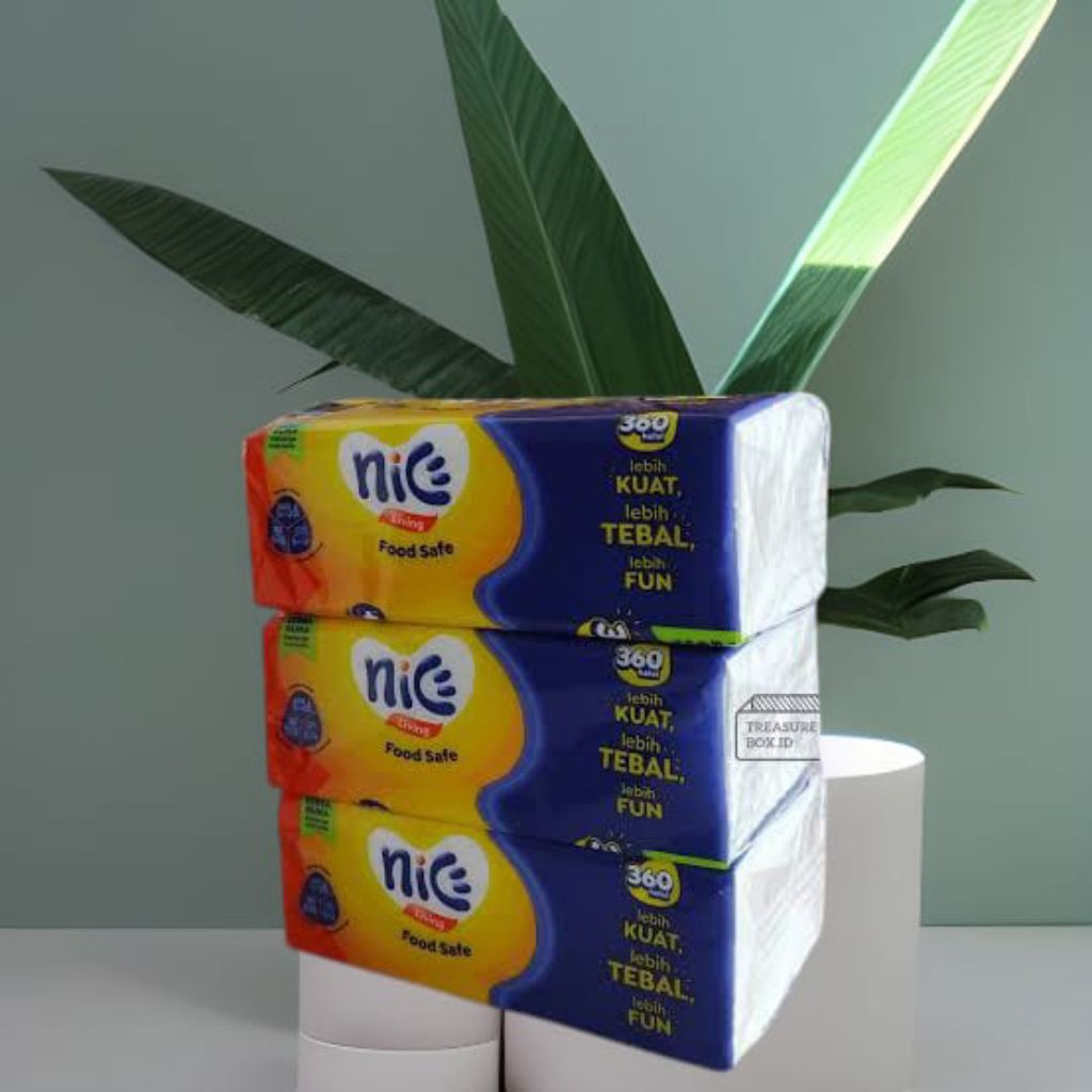 NEW TISSUE NICE 180 SHEET KEMASAN BARU