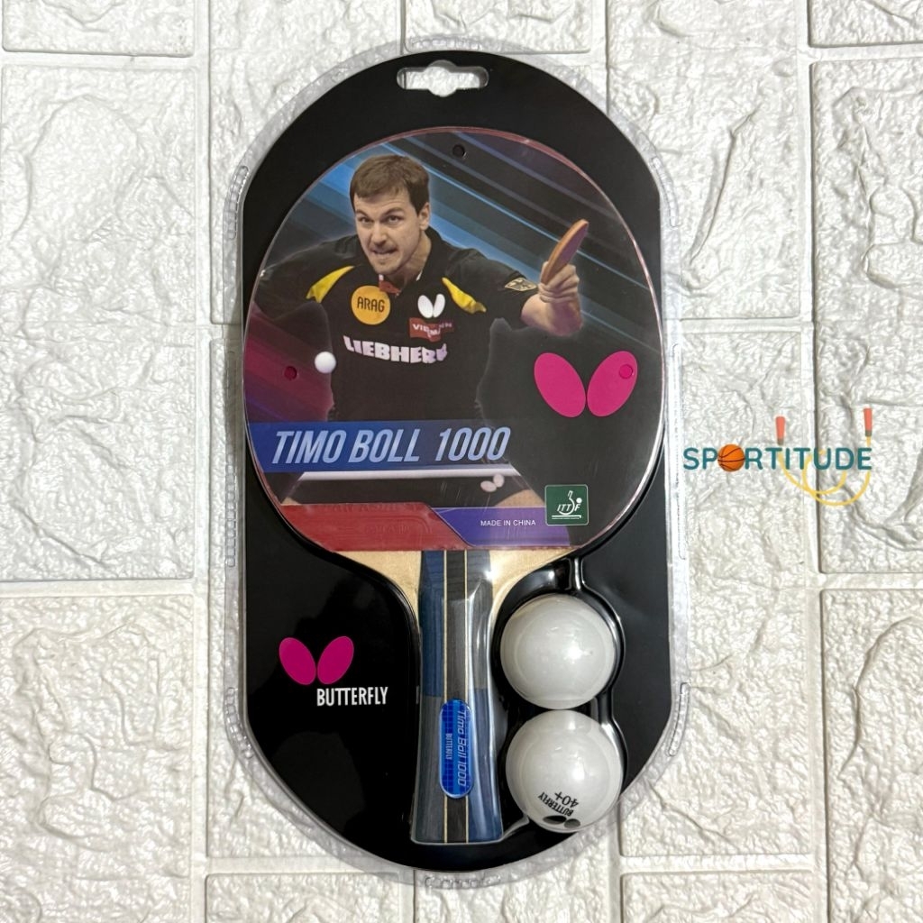 Bet Pingpong Bet Tenis Meja Bat Pingpong Butterfly TIMO BOLL 1000 ORIGINAL