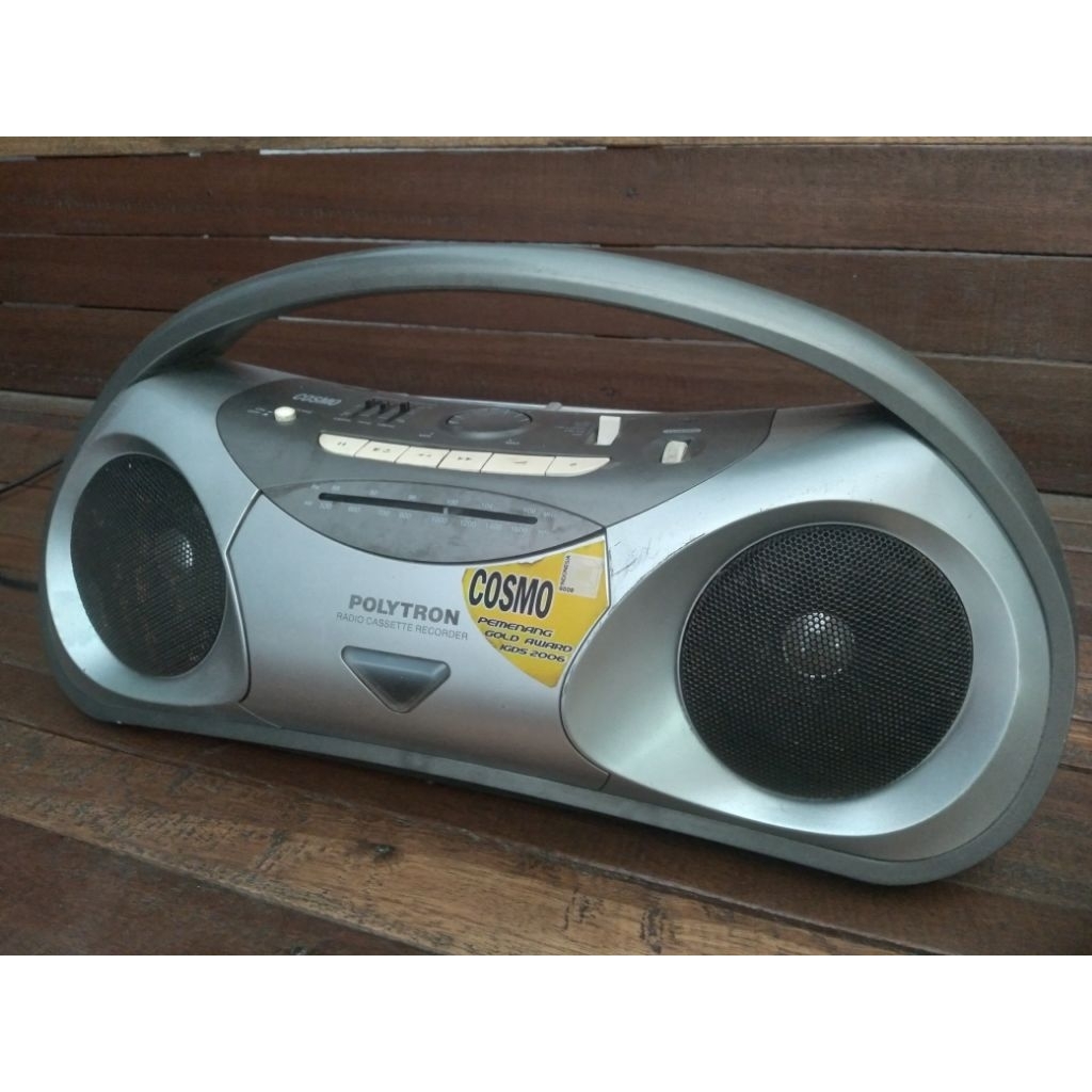 RADIO POLYTRON COSMO SILVER TAPE ON