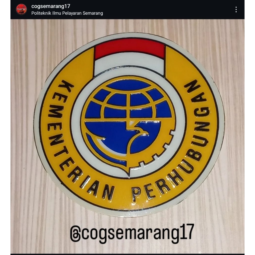 Stiker KEMENHUB RI