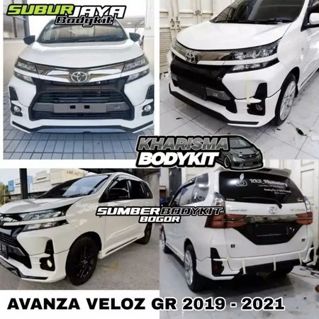 BODYKIT AVANZA VELOZ GR TAHUN 2019 - 2021 FULL SET BODYKIT TOYOTA AVANZA VELOZ GR 2019 2020 2021