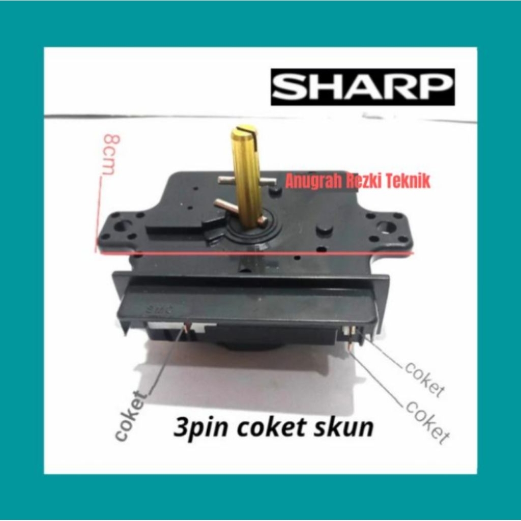Timer mesin cuci 2 tabung Sharp manual