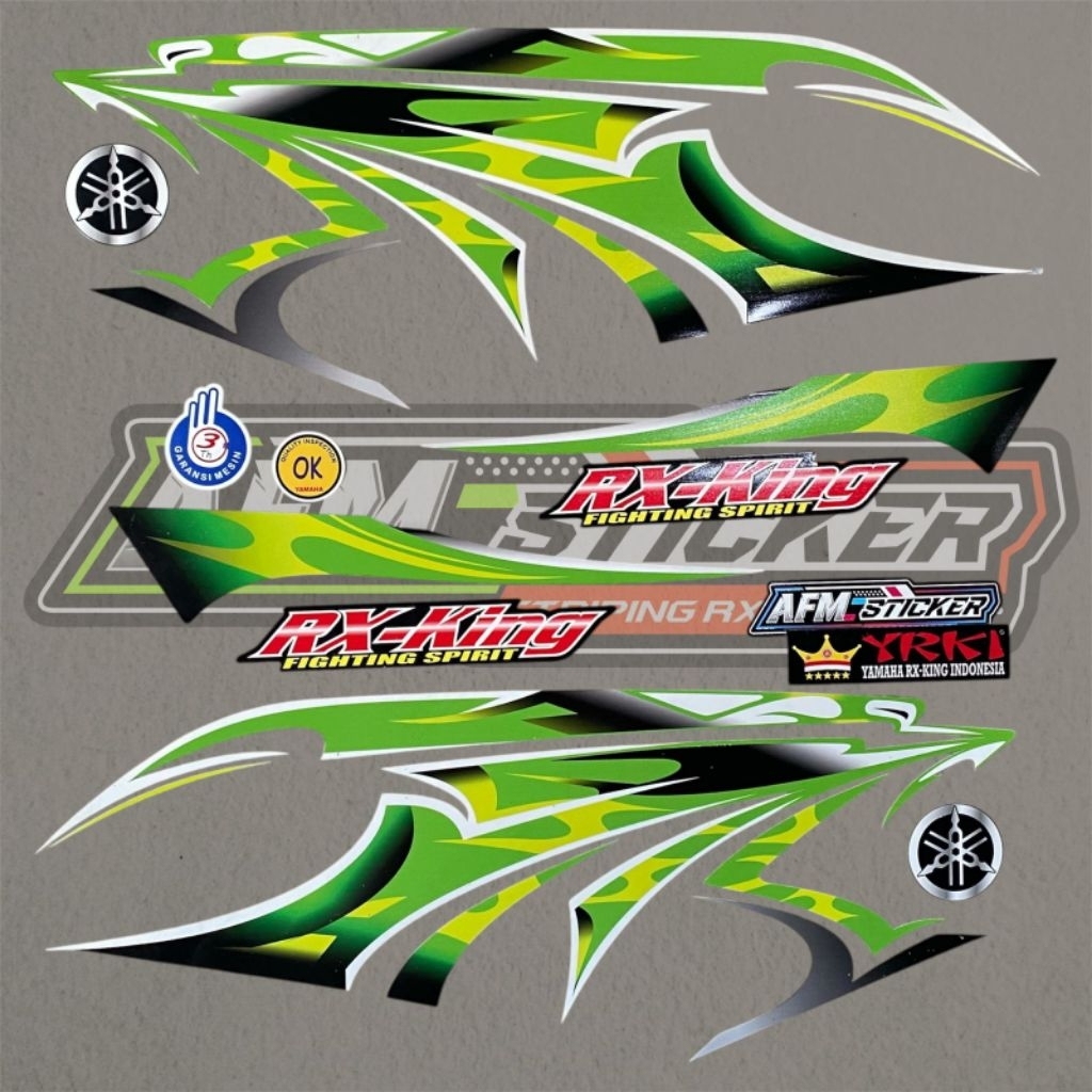 Striping Rx King 2006 Transparan || Striping Rx King Dragon
