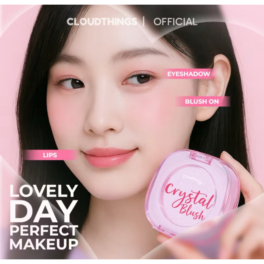 NEW LAUNCH] CLOUDTHINGS - Color Changing Crystal Jelly Blush Bisa digunakan untuk Lip Balm