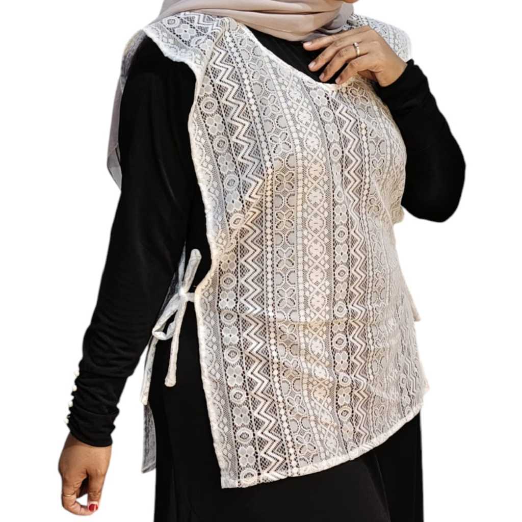 Vest Brokat Jumbo Elegan Fashion Muslimah outer Kondangan
