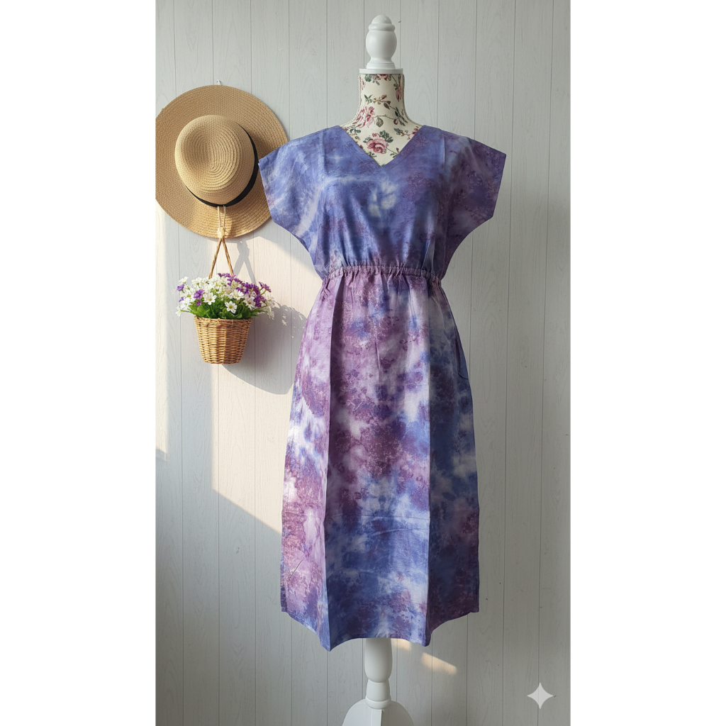 (PROMO) Daster Fuji Motif Bali Premium Dingin Terbaru dan Termurah / SunDress Kekinian / Daster Seru