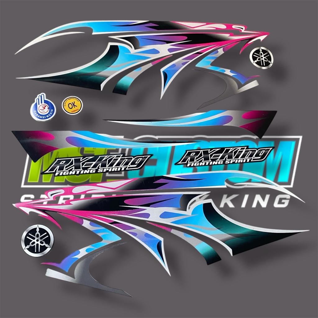Striping Rx King Dragon Transparan || Striping Rx King 2006