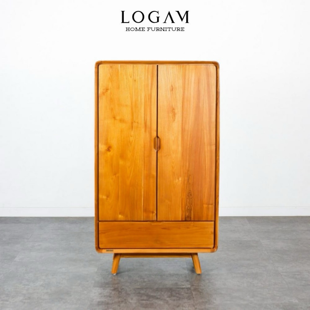 Lemari Pakaian Lemari Baju Lemari Kayu Jati 2 Pintu