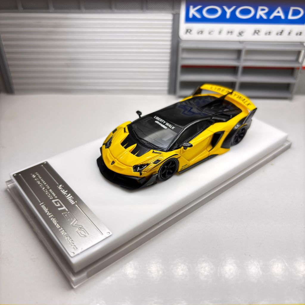 SCALE MINI LBWK LAMBORGHINI AVENTADOR GT EVO LIMITED EDITION UNSEALED