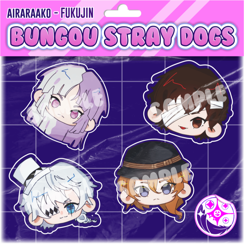 Bungou Stray Dogs Keychain & Sticker [ FANMERCH ]