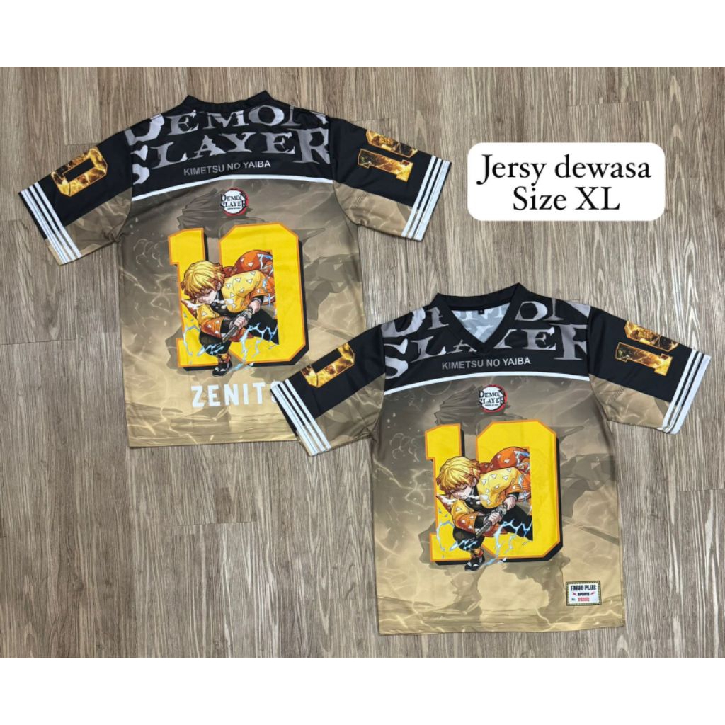 JERSEY STREETWEAR ANIME ZENIT DEMON SLAYER NFL BASKET RUGBY SERIES NUMBER KEKINIAN