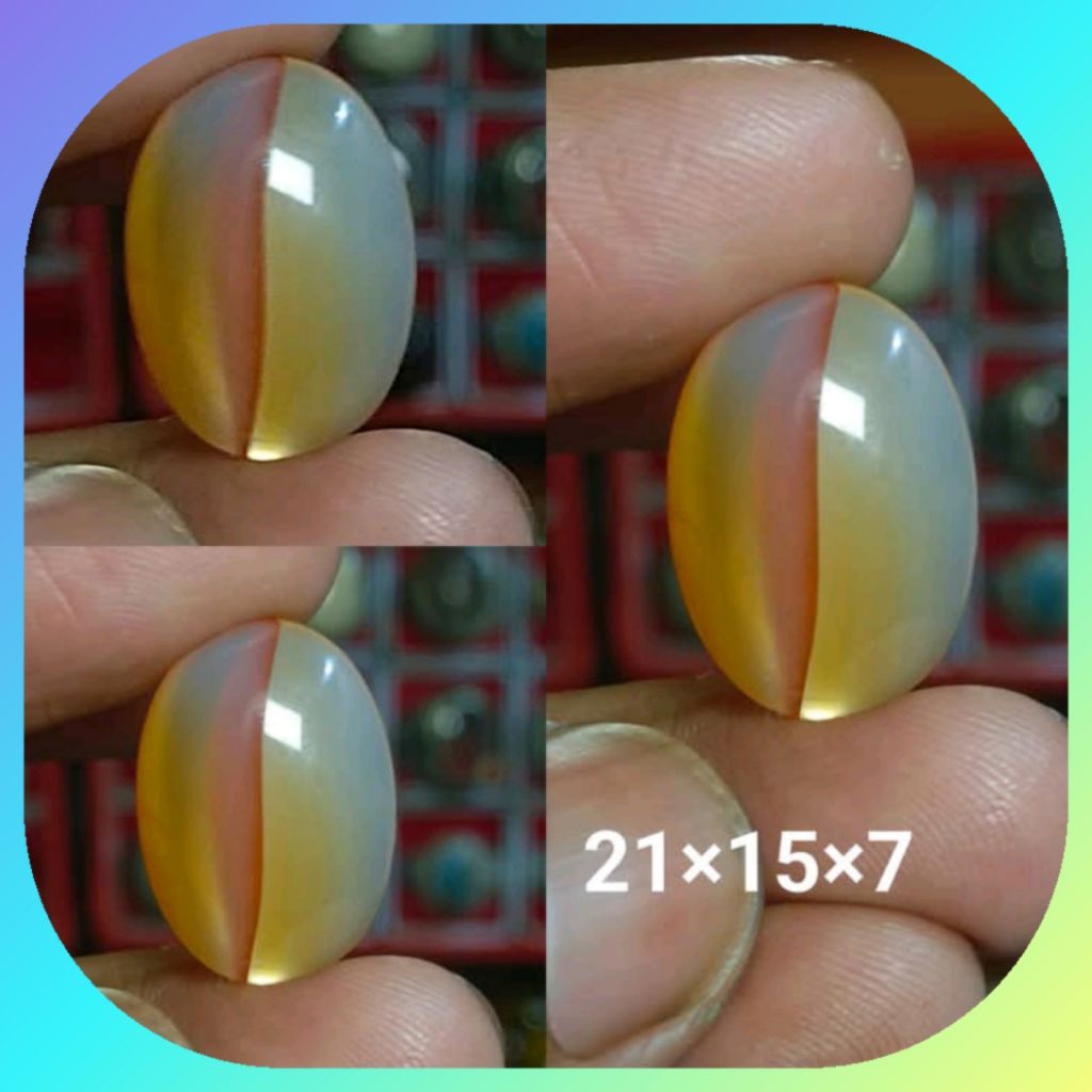 Batu Akik Barang Antik Akik Unik Motif Kelereng Asli Natural