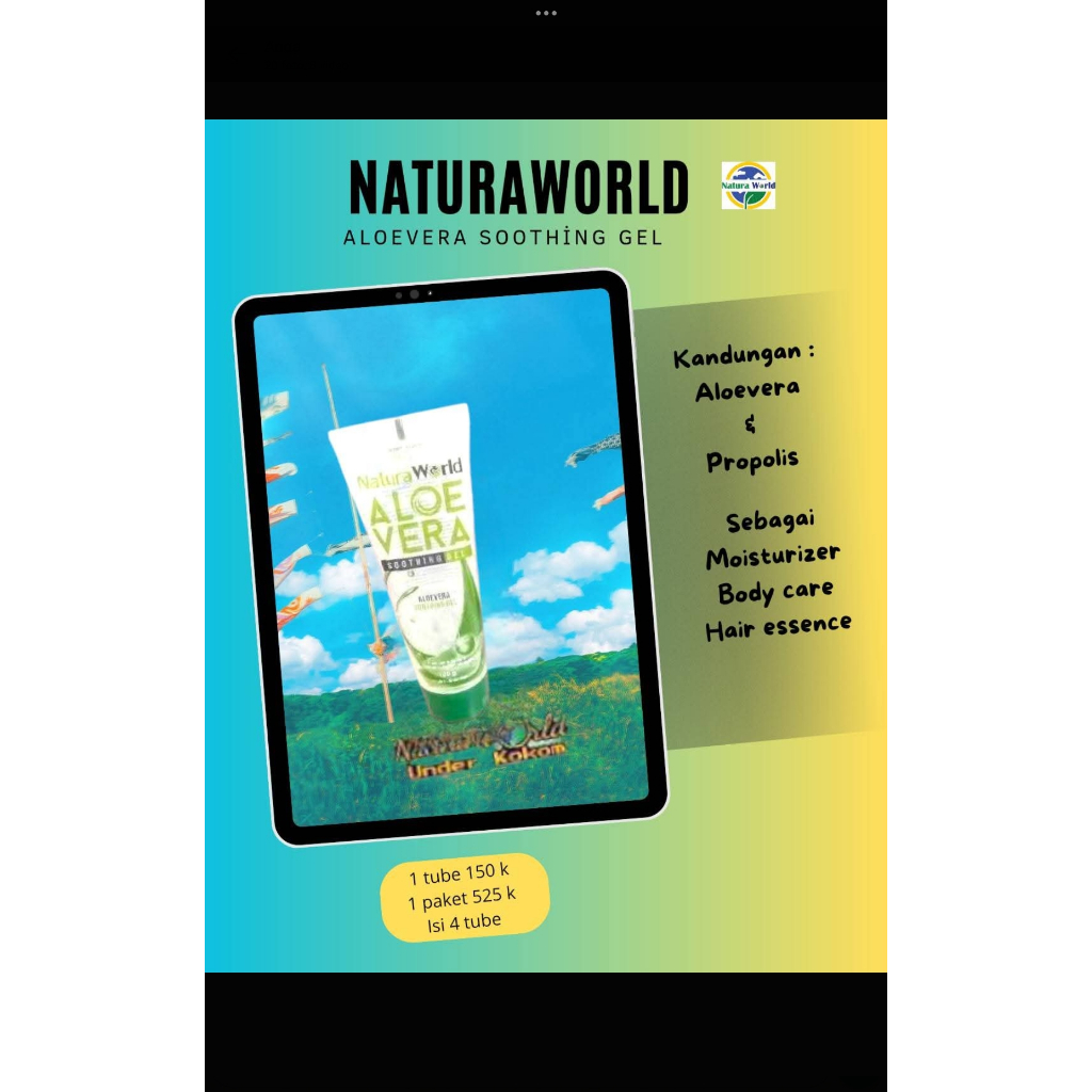 ALoe Vera Gel _:NaturaWorld