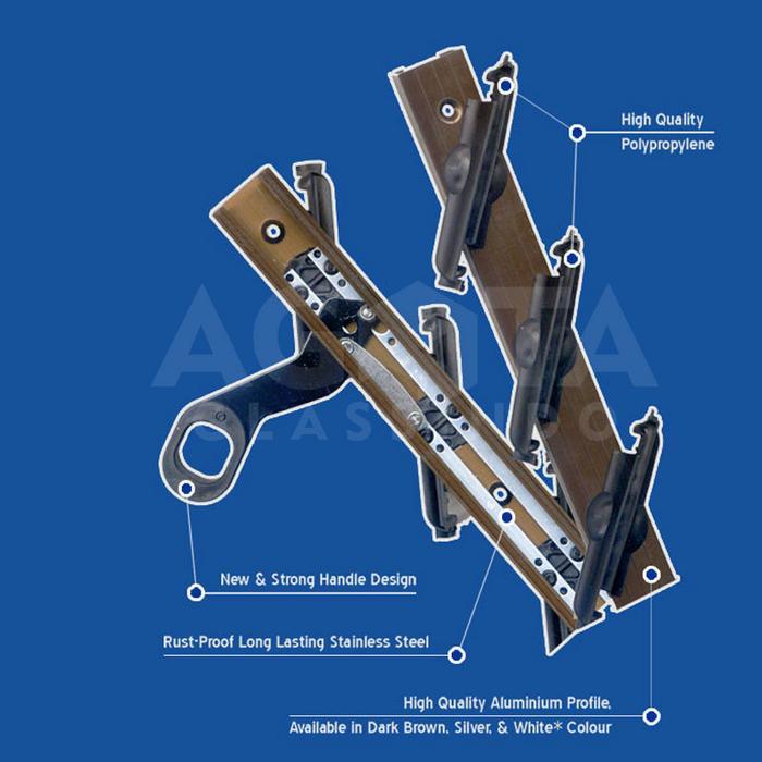 Rangka Nako modern Dicky Niki Premium - 6"/15cm - 6 Blades