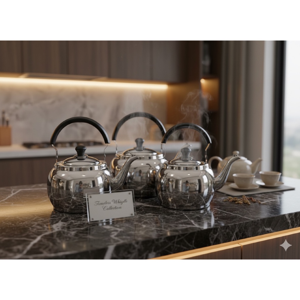 Teko Air Panas Bunyi 304 Stainless Steel Premium Anti Karat Tebal 6 Liter