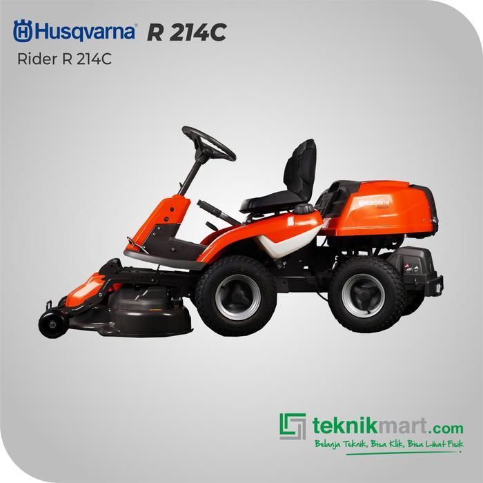 Husqvarna R214C Rider Ride On Lawn Mower / Mesin Pemotong Rumput Mobil