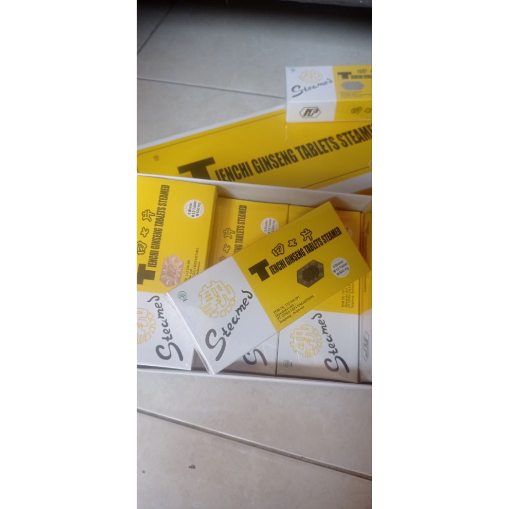 Tienchi ginseng tablets steamed/steamed tienchi/memelihara stamina/peninggi badan