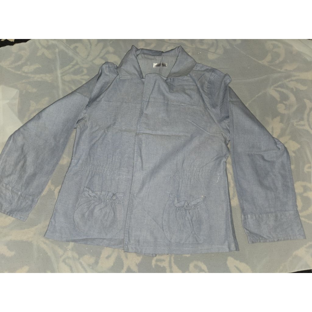 outer wanita (baby blue jeans)