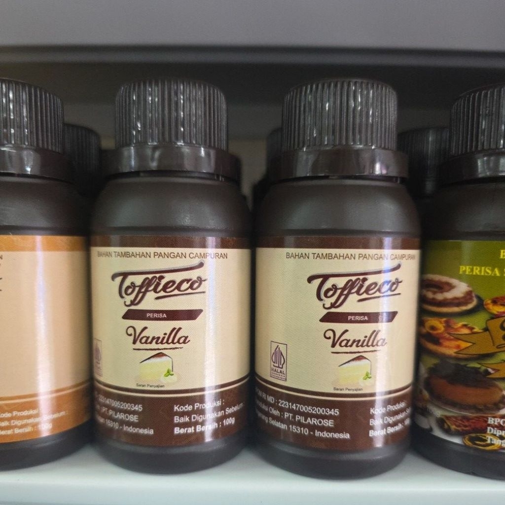 TOFFIECO VANILA PERISA VANILA PERASA MAKANAN PASTA 100 GR