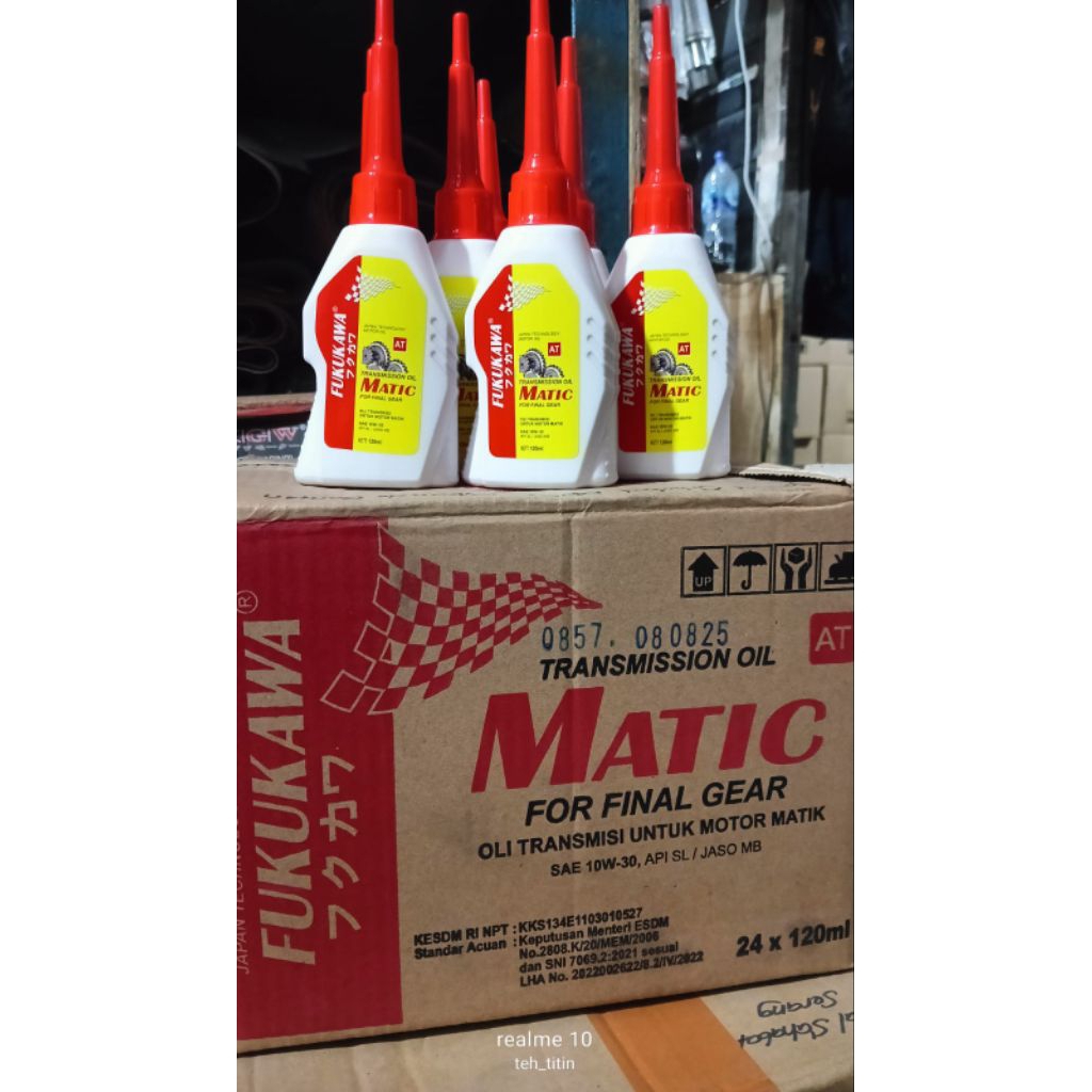 oli gardan/ oli gear fukukawa 120 ml