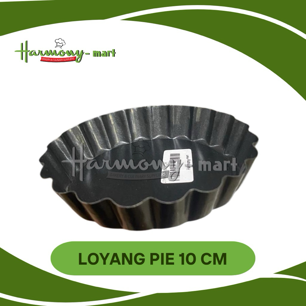 LOYANG PIE 10 CM - Loyang Pie Bulat Anti Lengket untuk Pie Mini & Tart Kecil