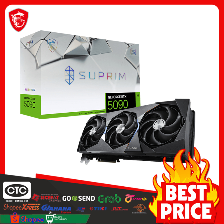 VGA Card MSI GeForce RTX 5090 32G SUPRIM SOC