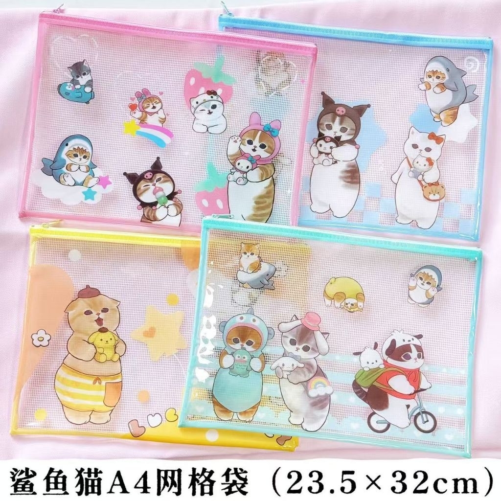 Map Mofusand A4 A5 Map Karakter Lucu Map Jaring