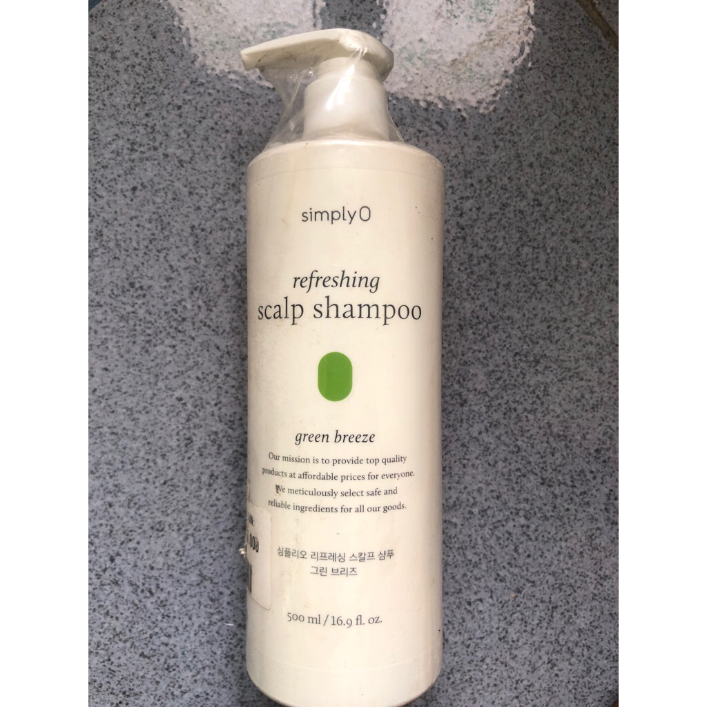 Simply O refreshing scalp shampoo green breze 500ml