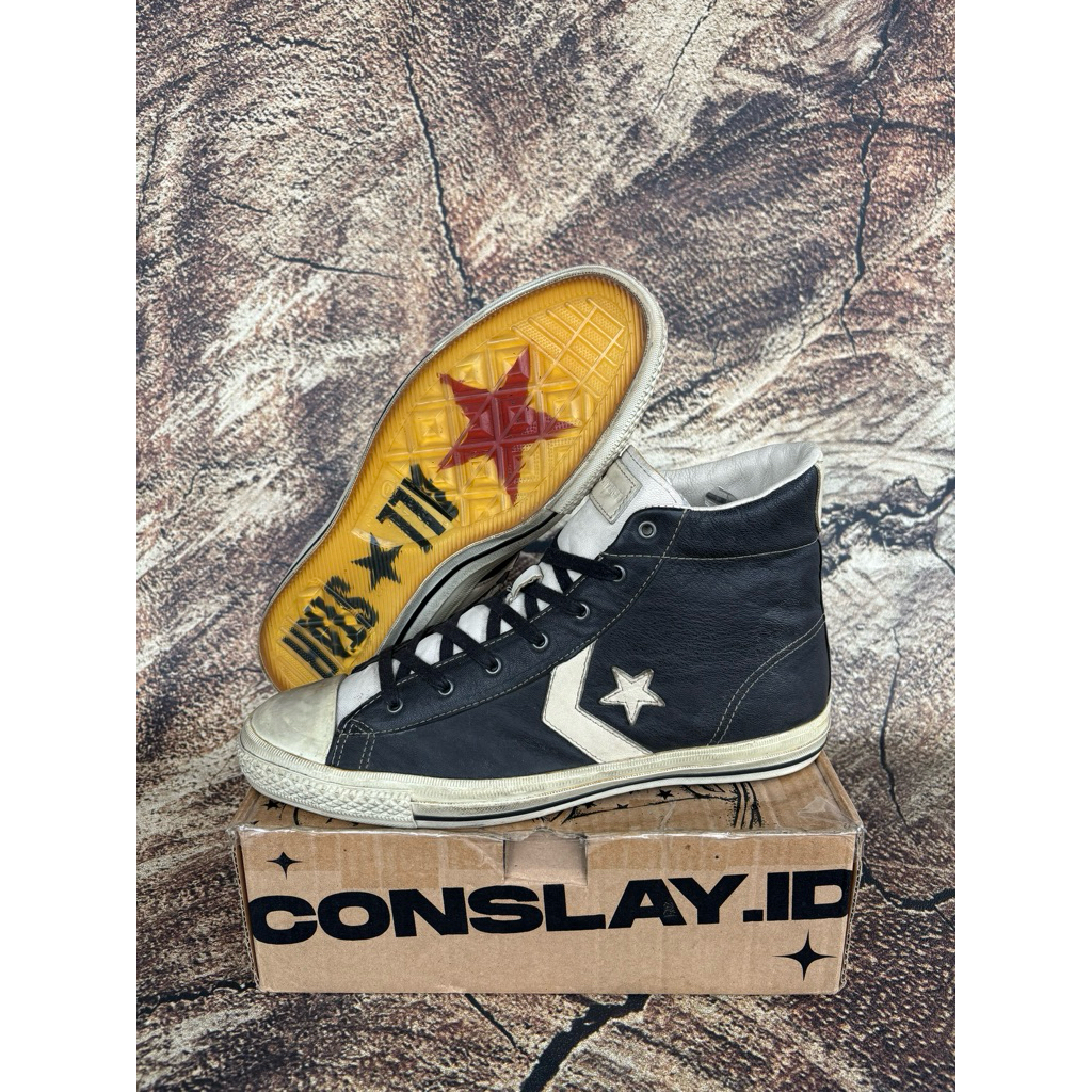 ( Size 46.5 ) Converse X John Varvatos Star Player Dirty Look Leather