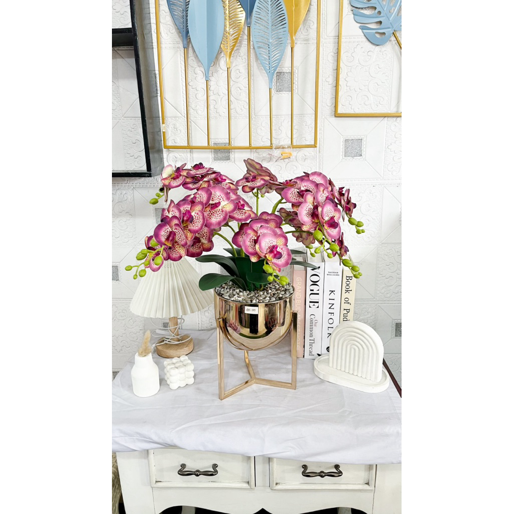 Anggrek Bunga Meja | Bunga Hias Meja | Anggrek Latex Bunga Meja