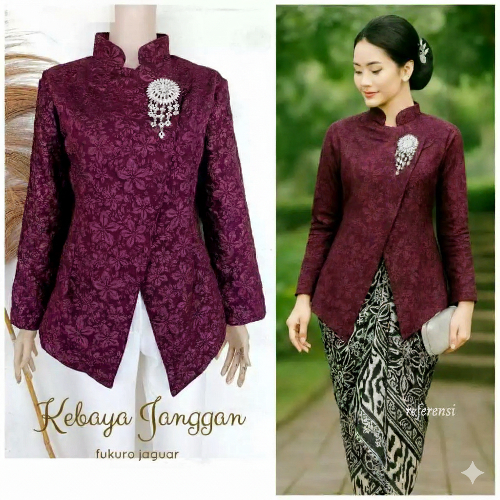 Terbaru Atasan Kebaya Janggan Modern Kebaya Kondangan Outfit Wisuda Lamaran Tunangan Kekinian 2025
