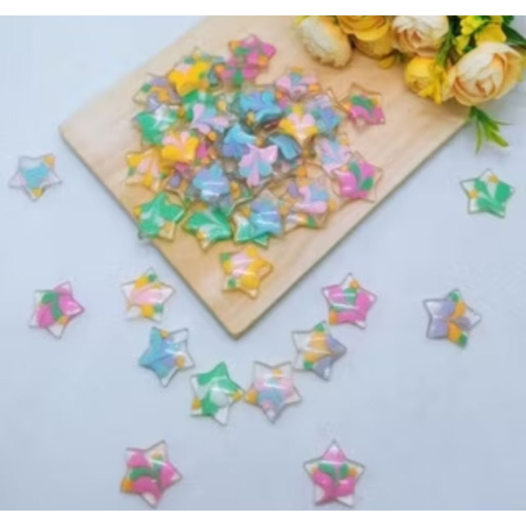 Clay Resin Bening - Clay Love - Clay Resin Bintang Bening - Clay Karakter Love