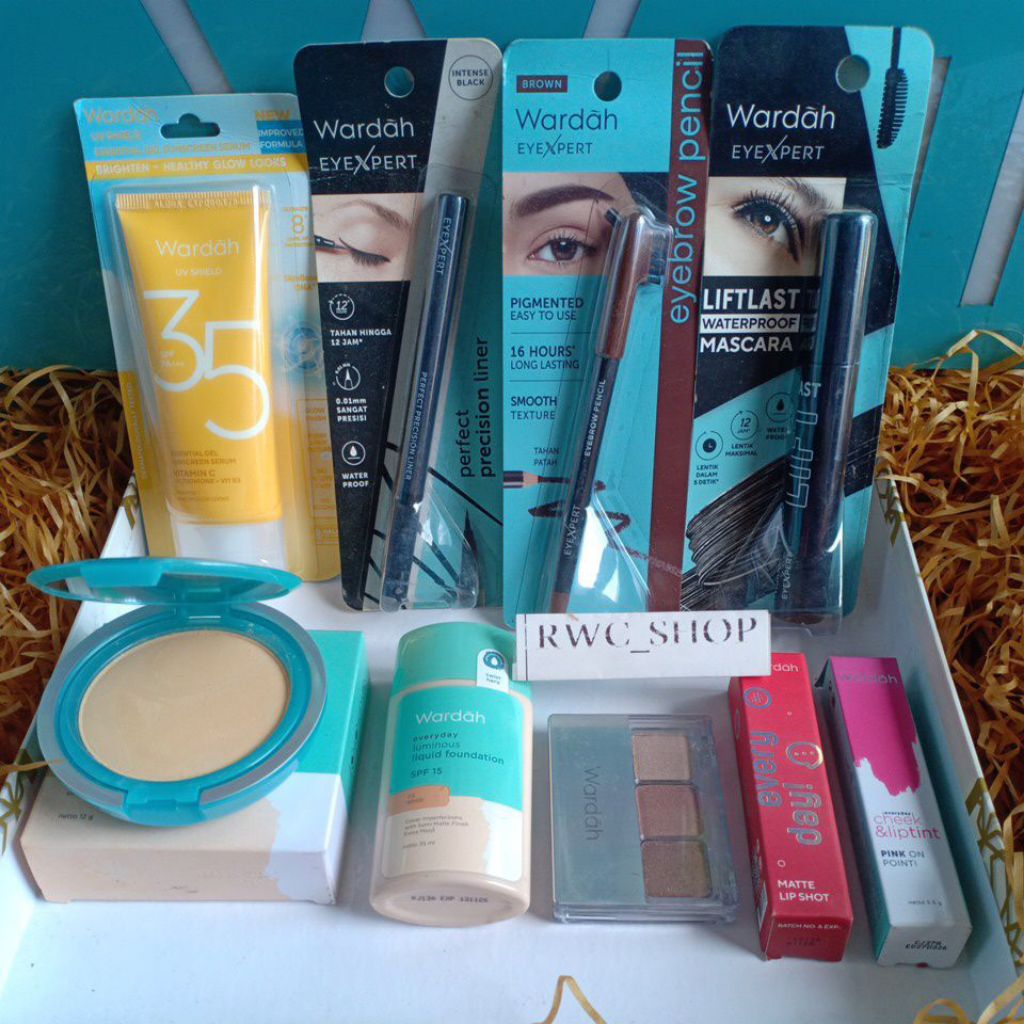 Wardah Paket Makeup | Paket Mini Lengkap 8 Item