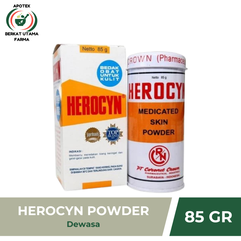 Herocyn powder / Bedak Herocyn Baby & Dewasa