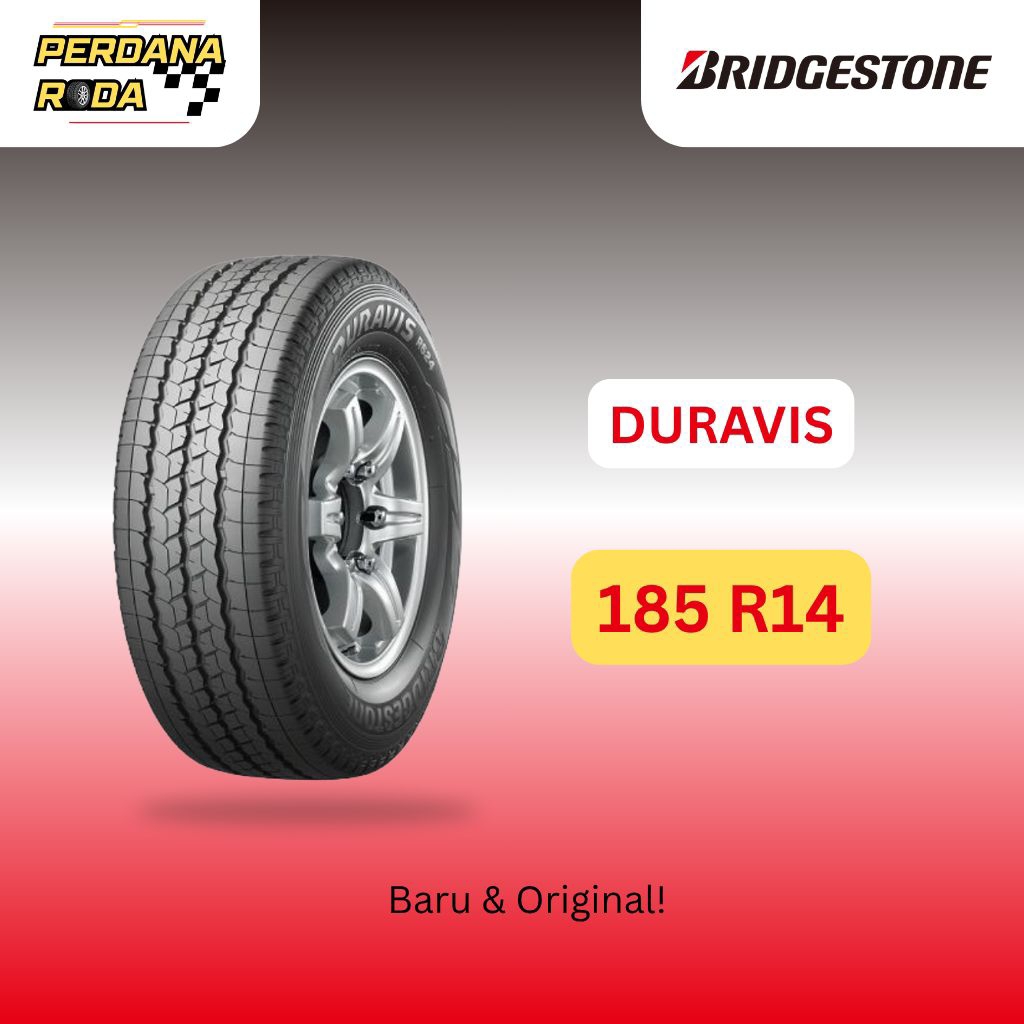 185 R14 Bridgestone Duravis R624 Untuk Ban Mobil Light Truck Mitsubishi L300, Daihatsu Gran Max, Suz
