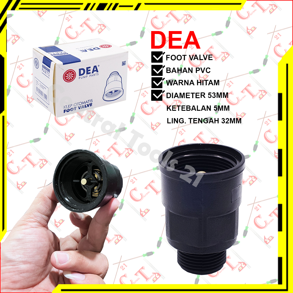 Klep Otomatis DEA Foot Valve 1" Inch / Tusen Klep Shimizu / Klep Mata Jet Pump