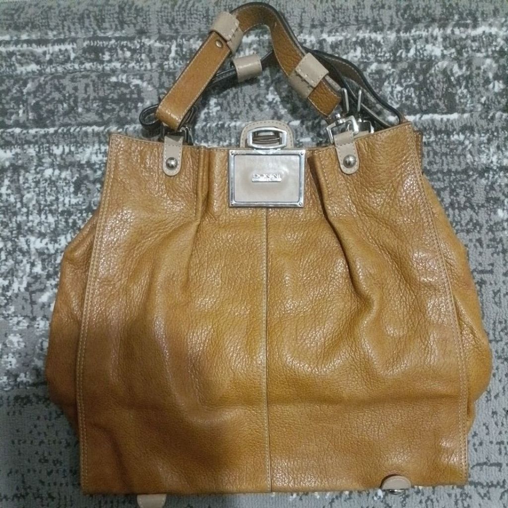 Preloved Tas Donini Fontana warna Kuning size Large